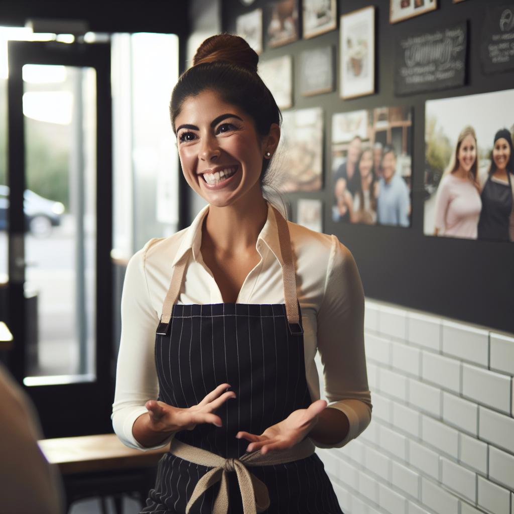 Community-focused restaurant owner.