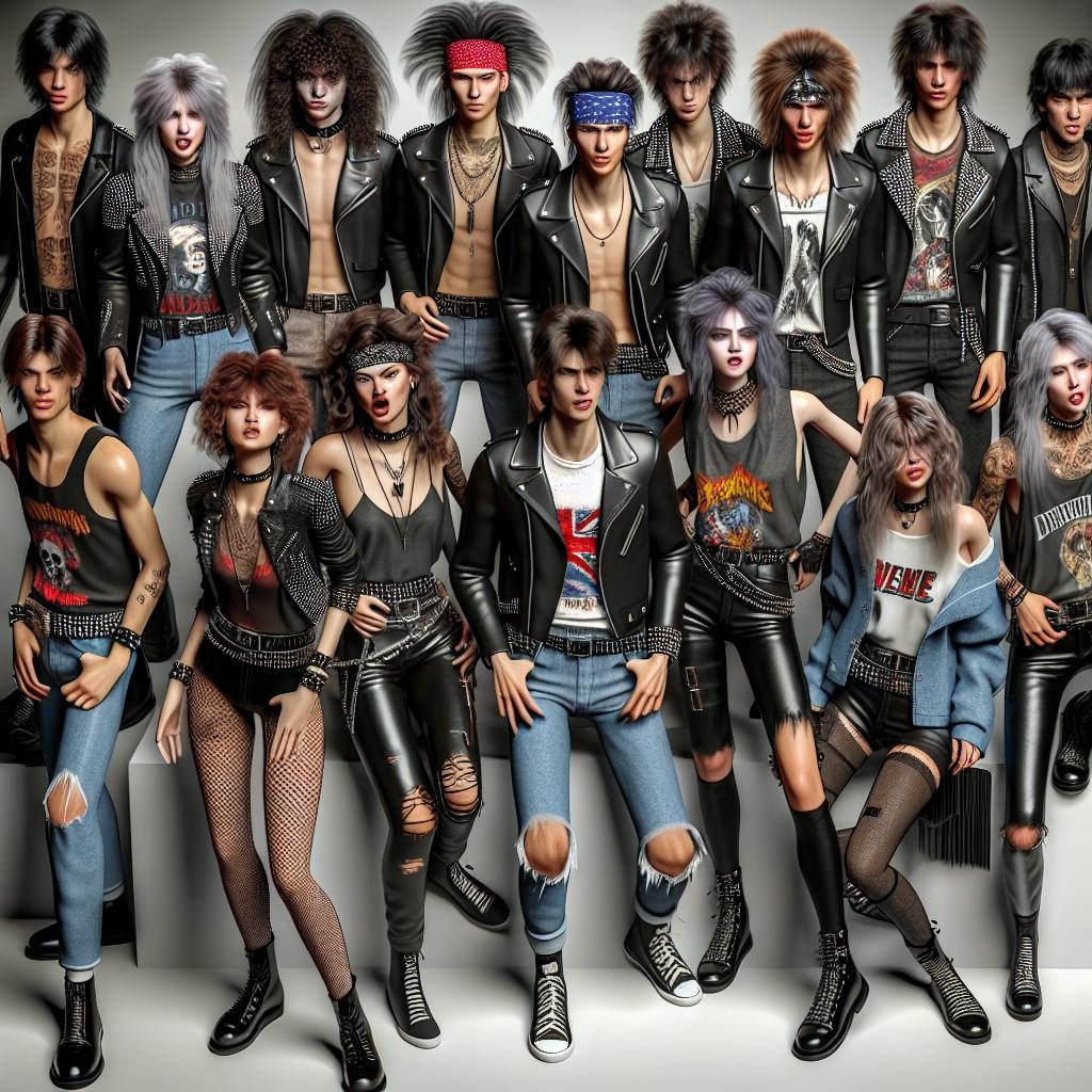 Rock n' Roll fashion frenzy