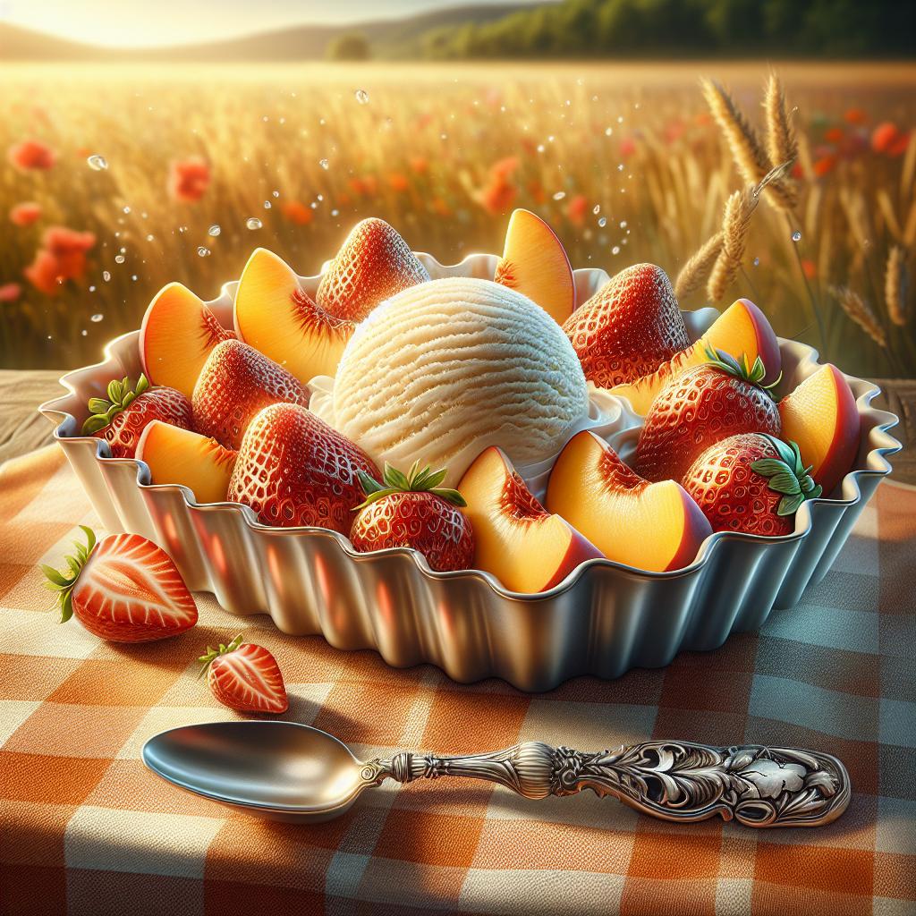 Summer dessert delight concept