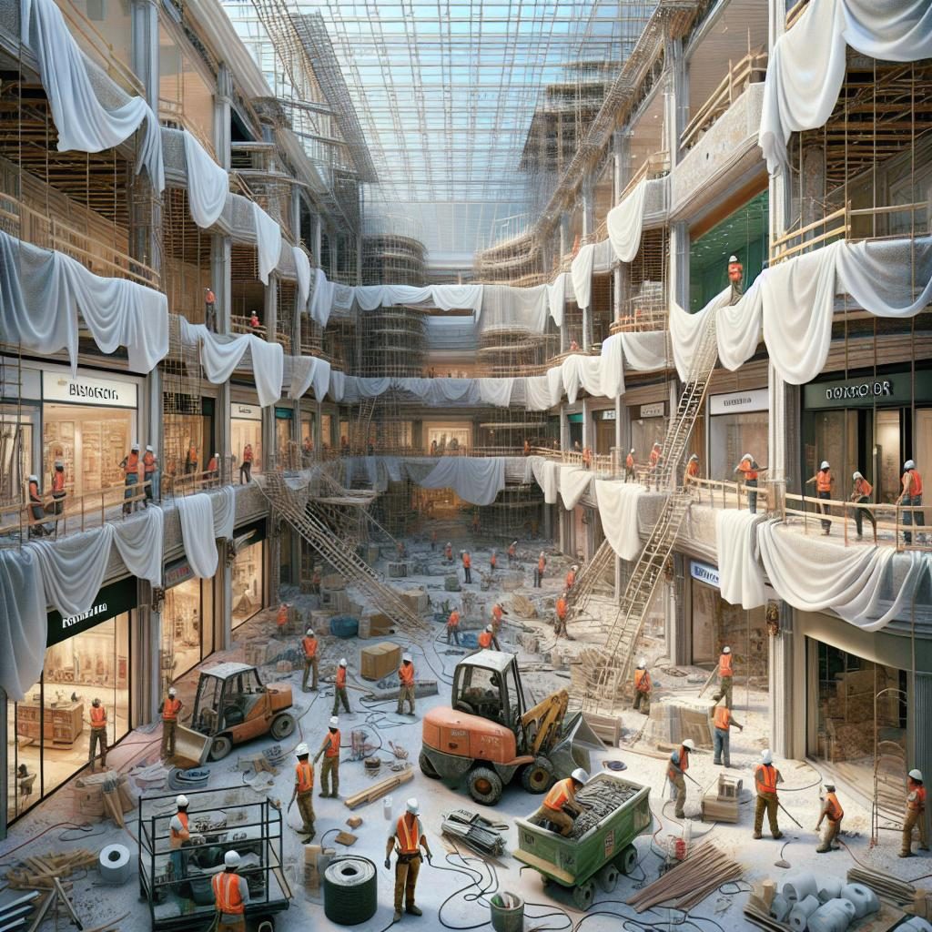 Shopping mall renovation concept