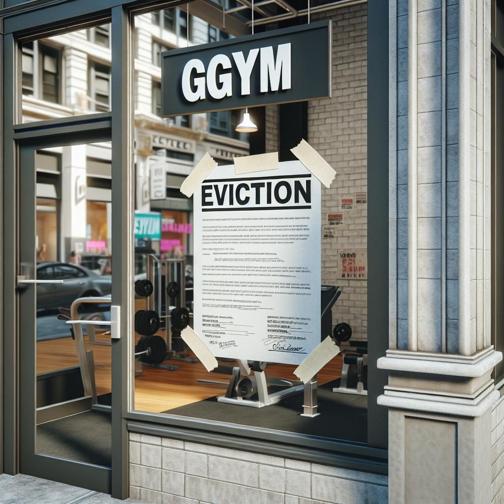 City gym eviction notice