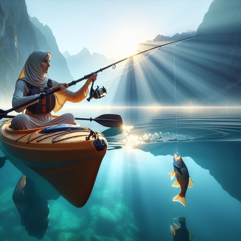 Kayaking and fishing combo.