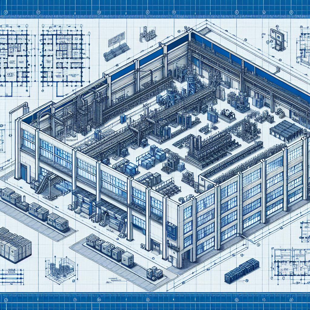 Equipment manufacturing facility blueprint