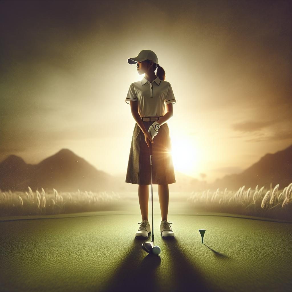 Golf prodigy in spotlight.