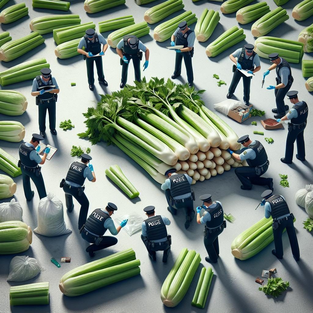 Large celery drug bust.