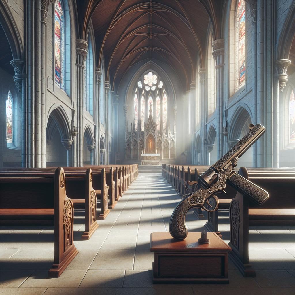 Gun at church