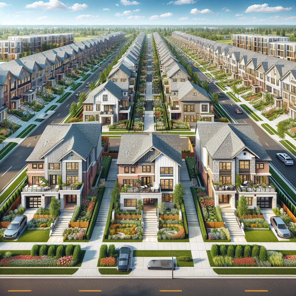 Townhomes Development Rendering