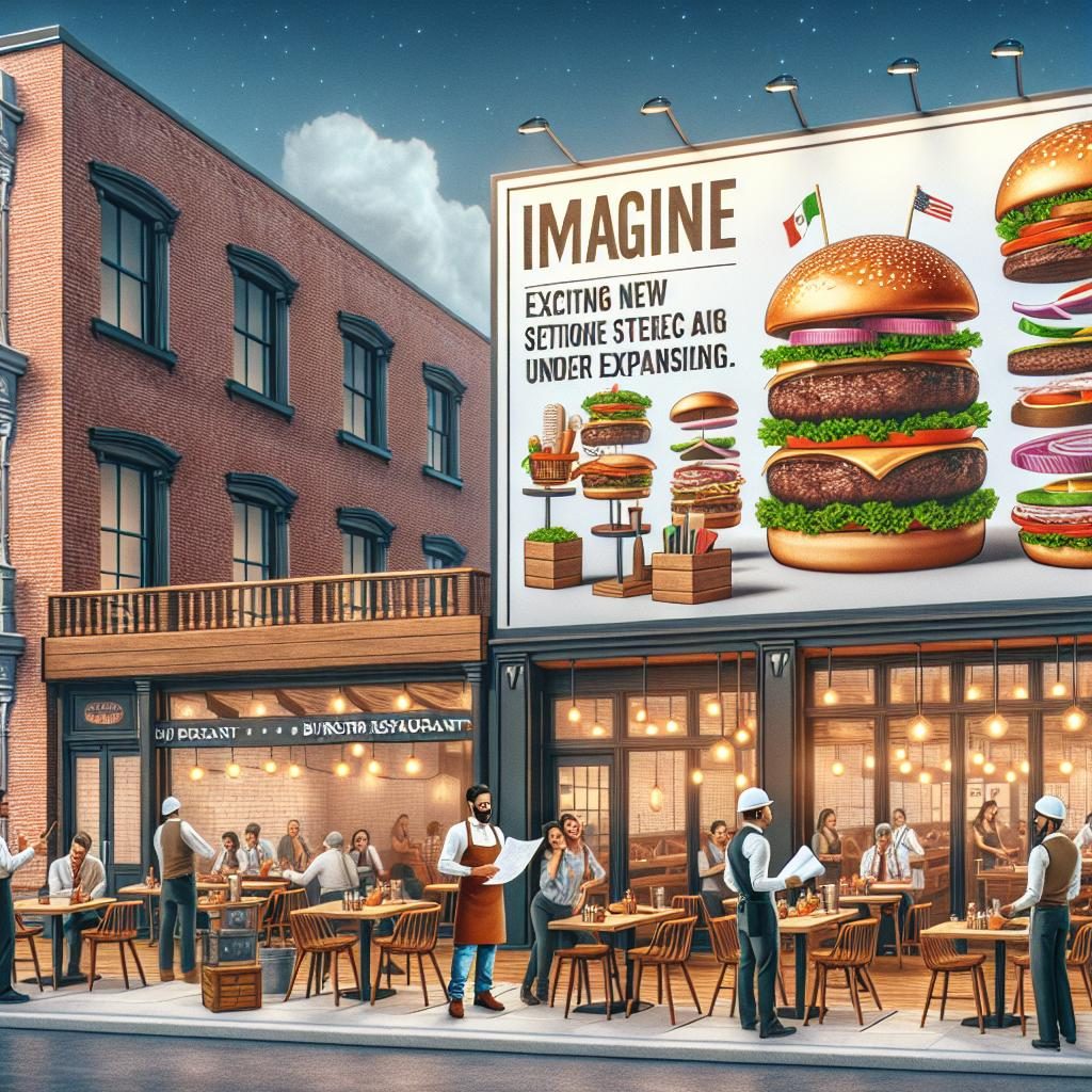 Burger restaurant expansion