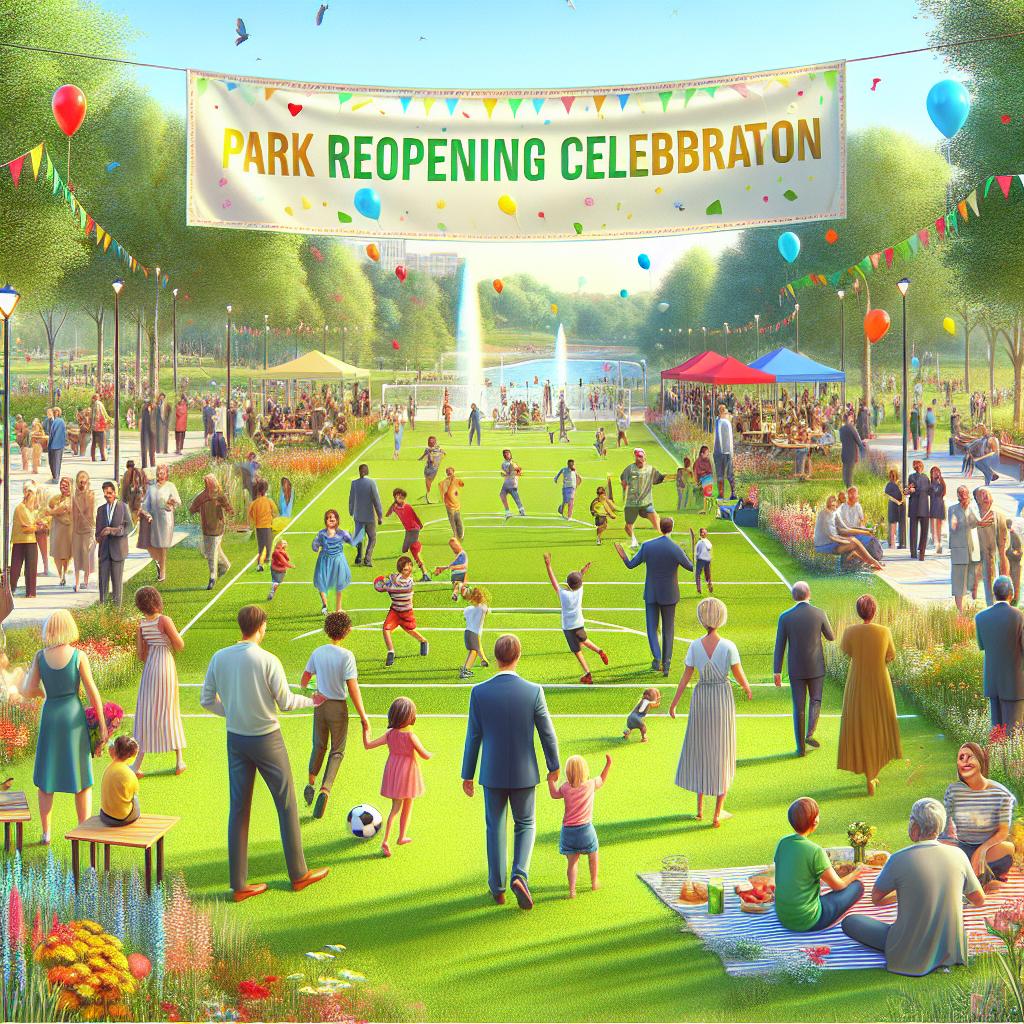 Public Park Reopening Celebration