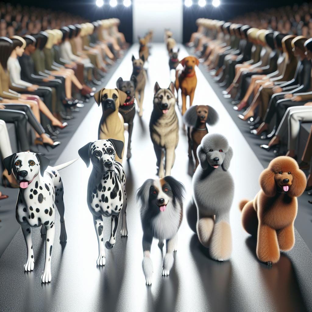 Dogs on Runway