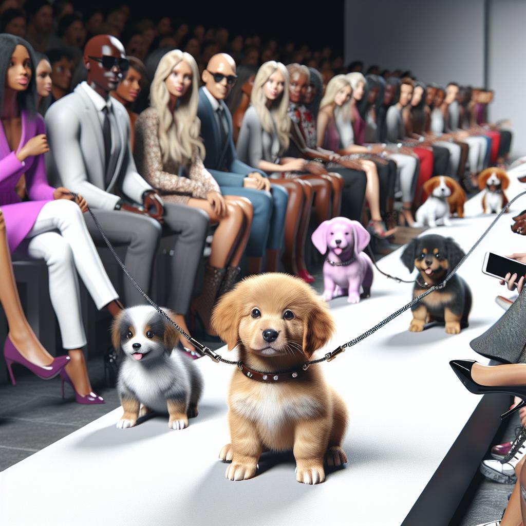 Pups on runway