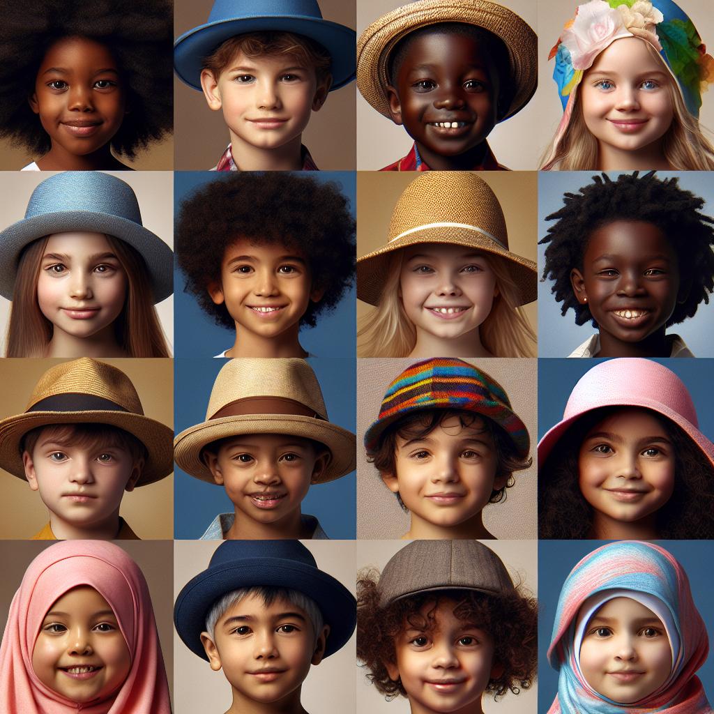 Kids Wearing Hats