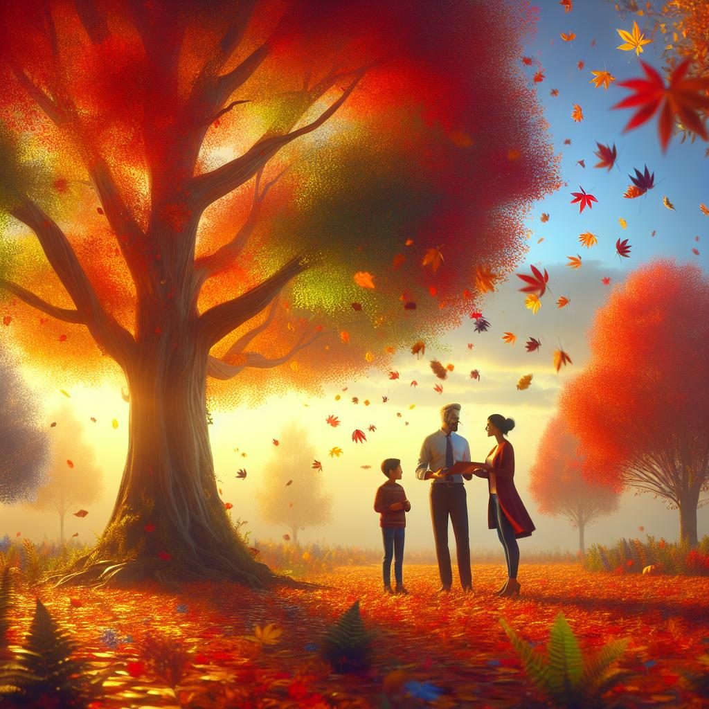 Autumn leaves and memory