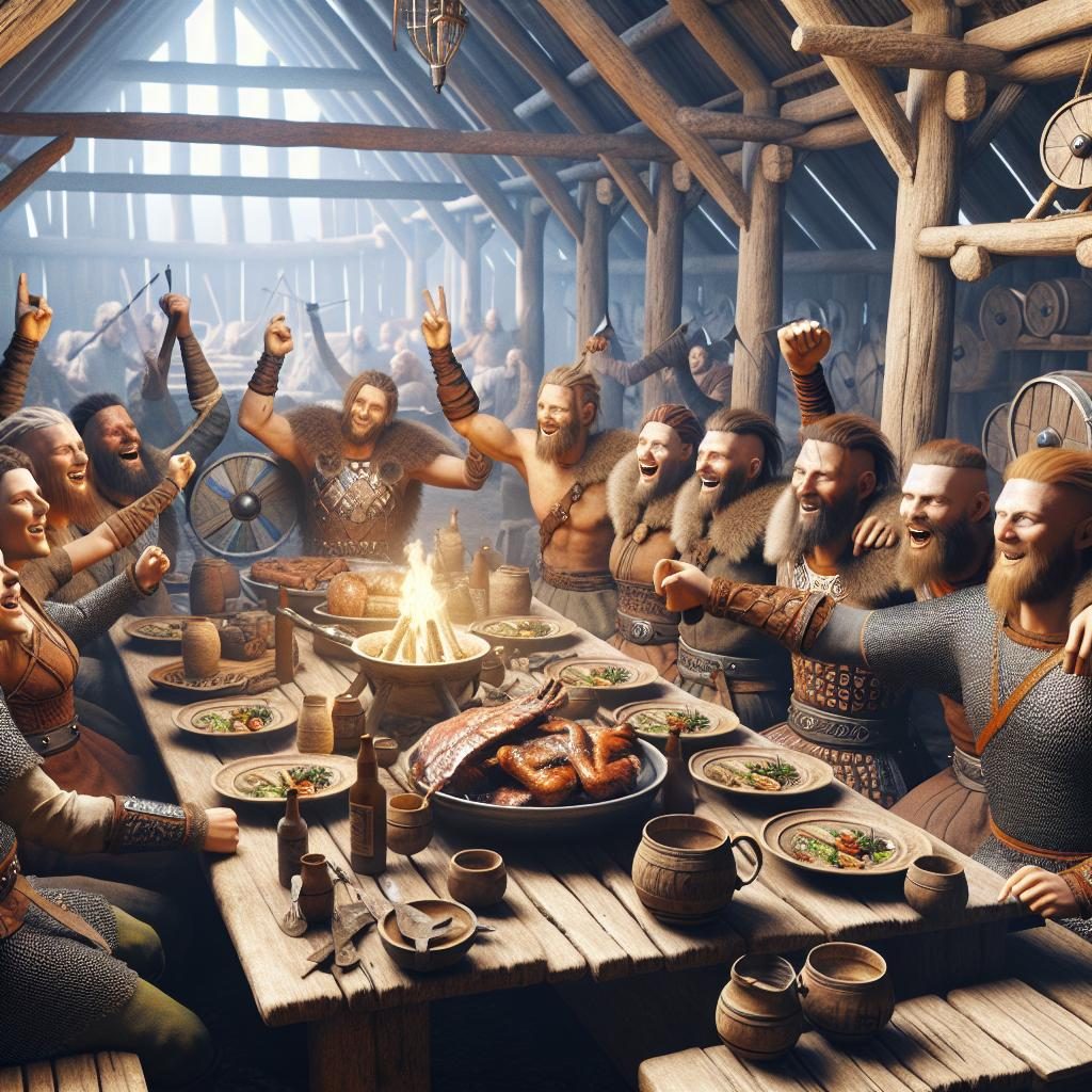 Viking Victory Celebration