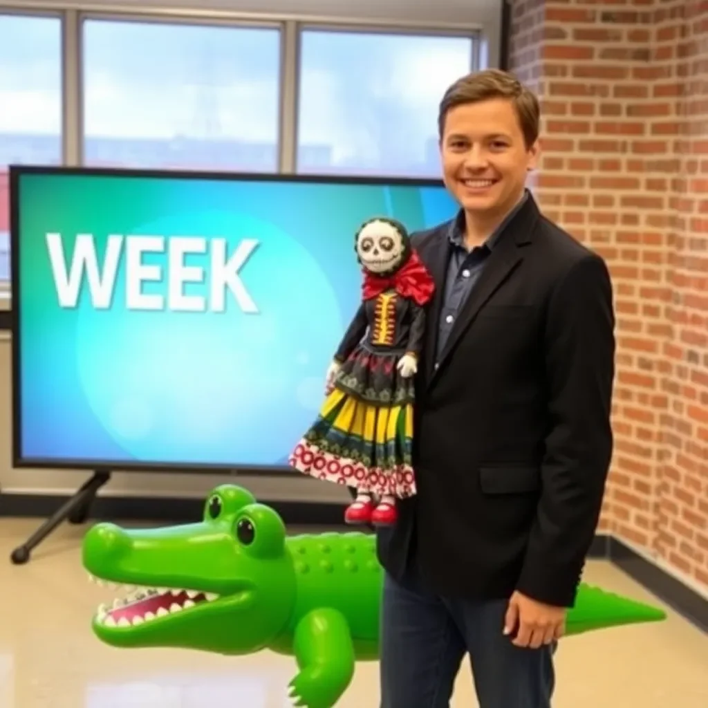 Exciting Week in Spartanburg: Elementary News Team Takes on Live TV, Dia de Muertos Dolls Launched, and National Croc Day Approaches!