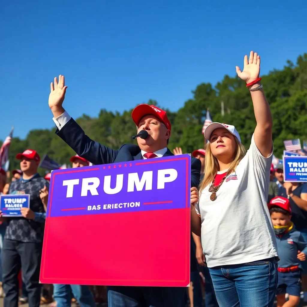 Trump Rallies Supporters in Duluth, Georgia Ahead of 2024 Presidential Election