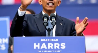 Former President Obama Rallies for Vice President Harris in Joint Appearance at Clarkston, Georgia Event