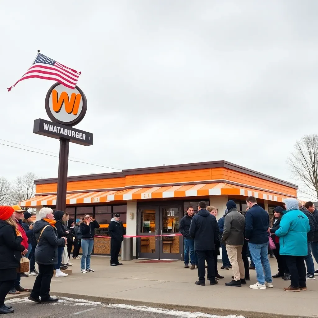 History Made in Spartanburg as Whataburger Opens Its Doors to Throngs of Cold-Braving Fans