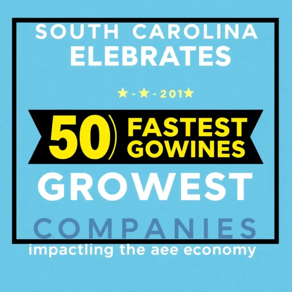 South Carolina Celebrates 50 Fastest Growing Companies Impacting the State's Economy