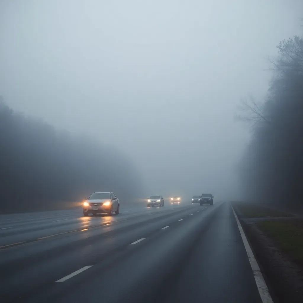 Dense Fog Advisory Warns Greenville-Spartanburg Residents to Drive Safely