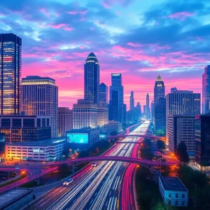 City of Atlanta with AI marketing elements