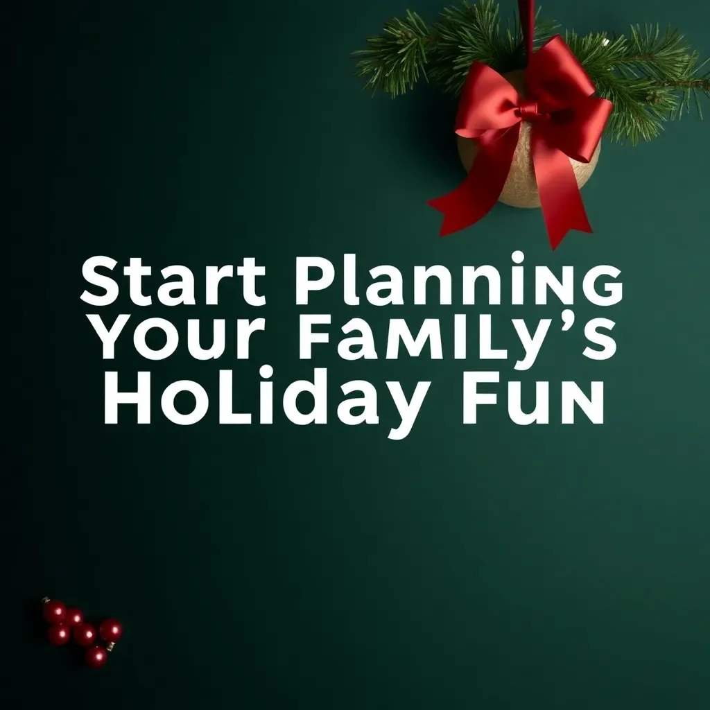 Start Planning Your Family's Holiday Fun in Greenville, Spartanburg, and the Upstate