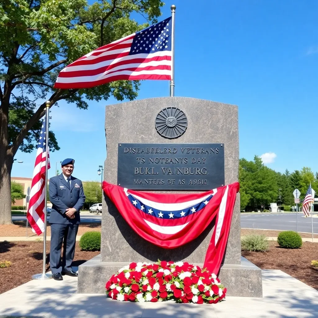 Spartanburg Unveils Monument Honoring Disabled Veterans on Veterans Day