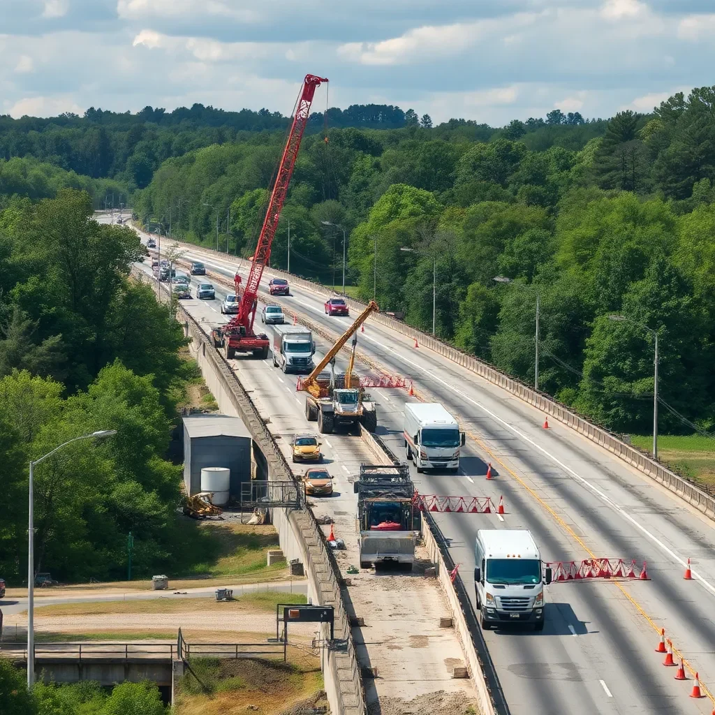 Emergency Repairs Underway on I-26 Bridge in Spartanburg County