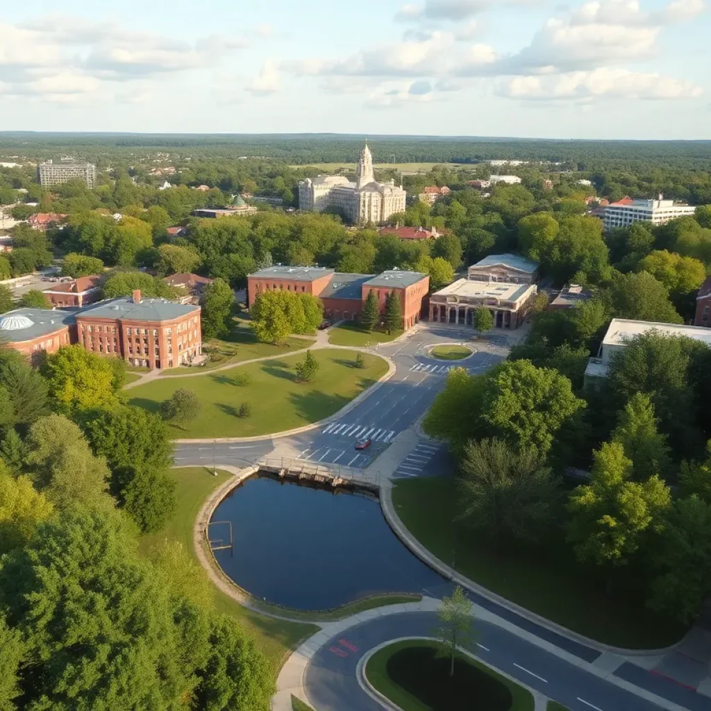 Landscape of Spartanburg showcasing sustainable initiatives.