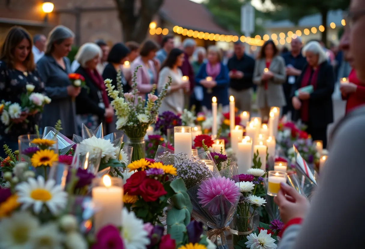 Community members gather to honor the memory of beloved residents in Spartanburg.