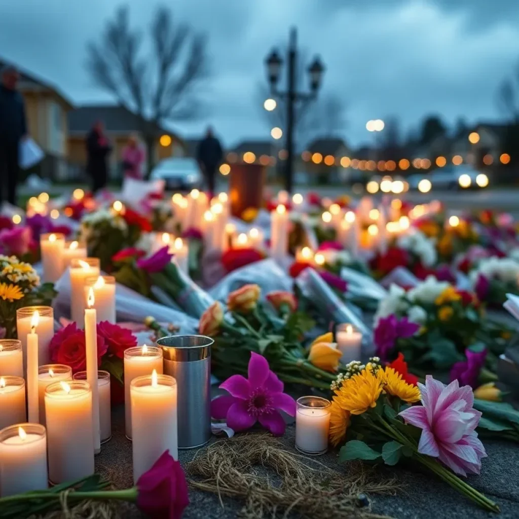 Community memorial for victims of Hurricane Helene