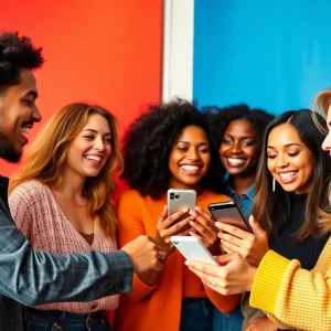 Diverse influencers collaborating with brands for digital marketing.