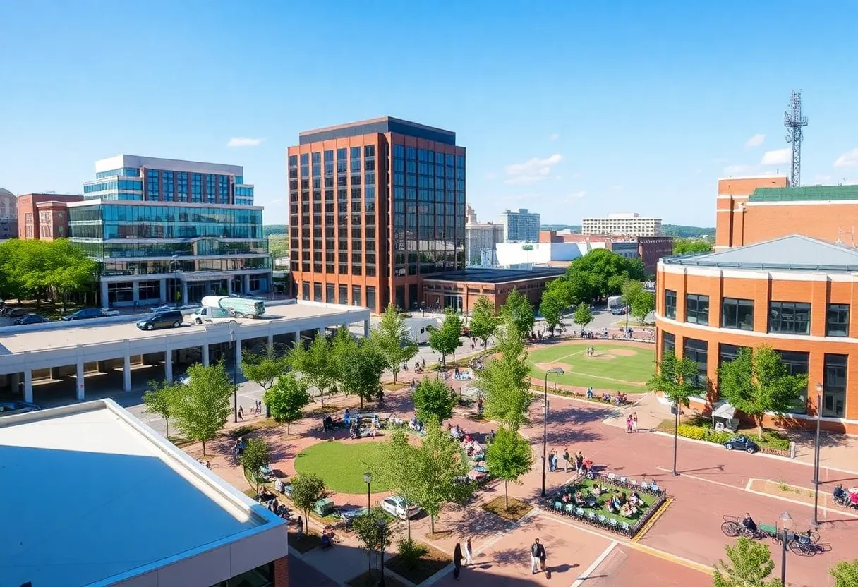 Render of Project Core redevelopment in Spartanburg