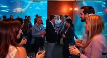 Charleston’s Business & Brews Networking Event at the Aquarium