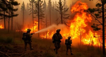 Firefighting Efforts Continue as Wildfires Rage Across the Carolinas