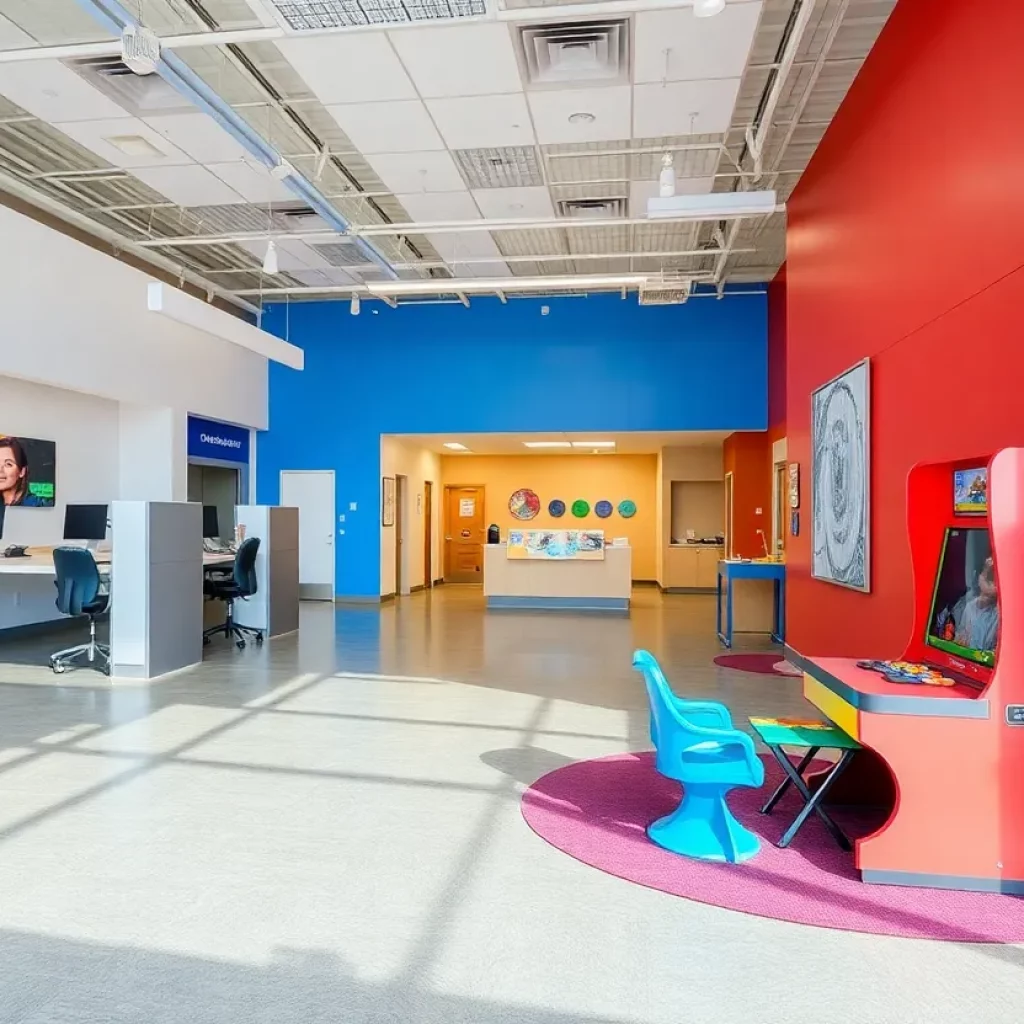 Interior view of Truliant Federal Credit Union in Boiling Springs