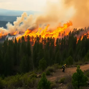 Carolina Forest Wildfire Action