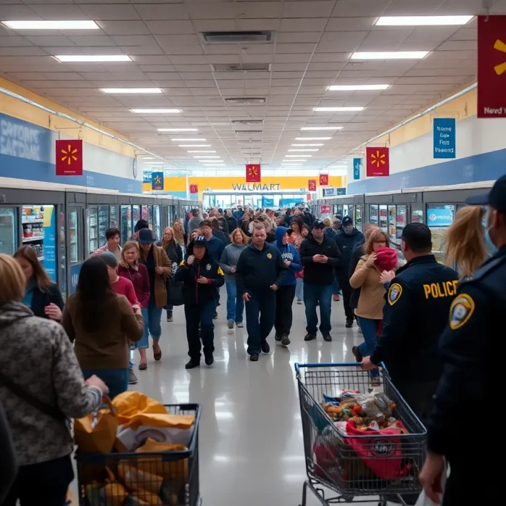 Chaos at Walmart Lancaster