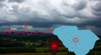 Elgin, South Carolina Shaken by 2.3 Magnitude Earthquake