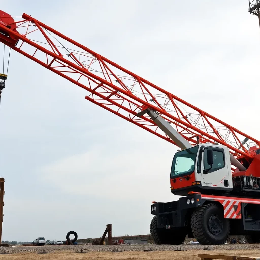 Manitowoc Crane at Work