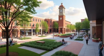 Spartanburg to Redesign Morgan Square, Clock Tower Relocation Uncertain