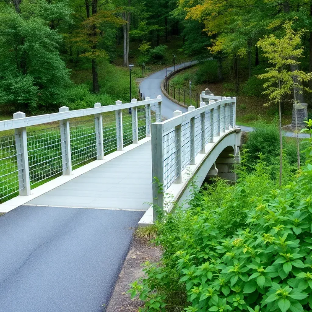 Rachel's Bridge in the Edwin M. Griffin Nature Preserve