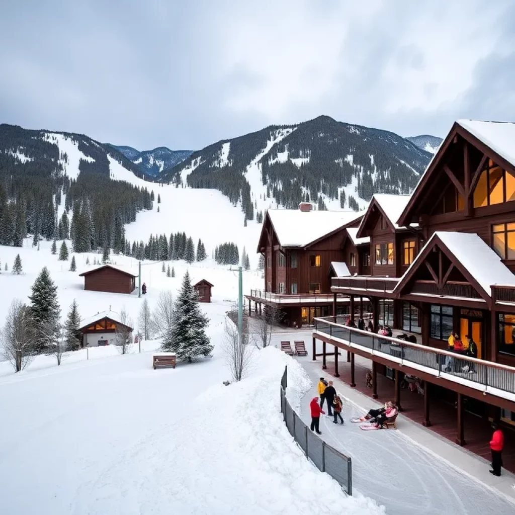 Snow King Resort Winter View