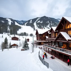Snow King Resort Winter View